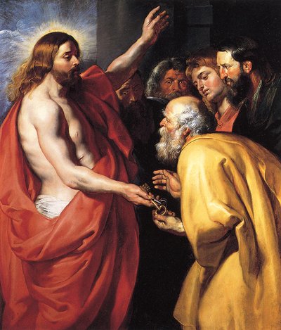 Christ Surrendering the Keys to St. Peter by Peter Paul Rubens